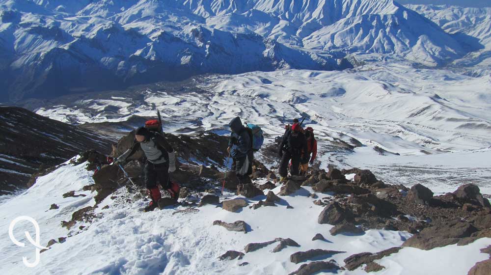 صعود زمستانی قله دماوند